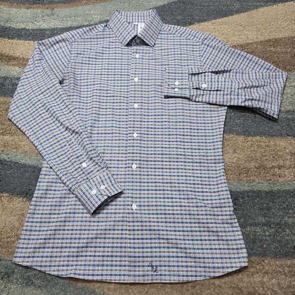 State & Liberty Performance Dress Shirt Mens Large Athletic Fit Stretch Lot Of 2 - Picture 4 of 16